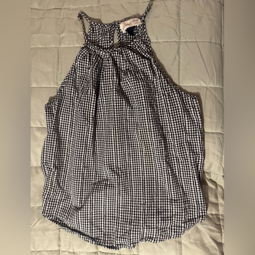 Universal Thread Black and White Gingham Camisole